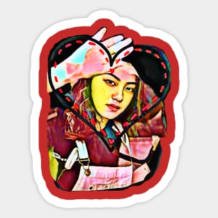 China Store Clerk Sticker